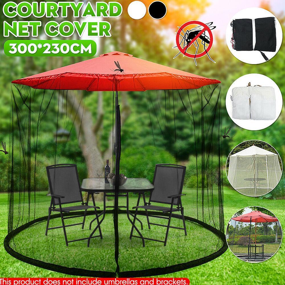 Outdoor Patio Umbrellas With Various Specifications Mesh Cover Mosquitoes To Prevent Roman To Install Umbrellas S8M2