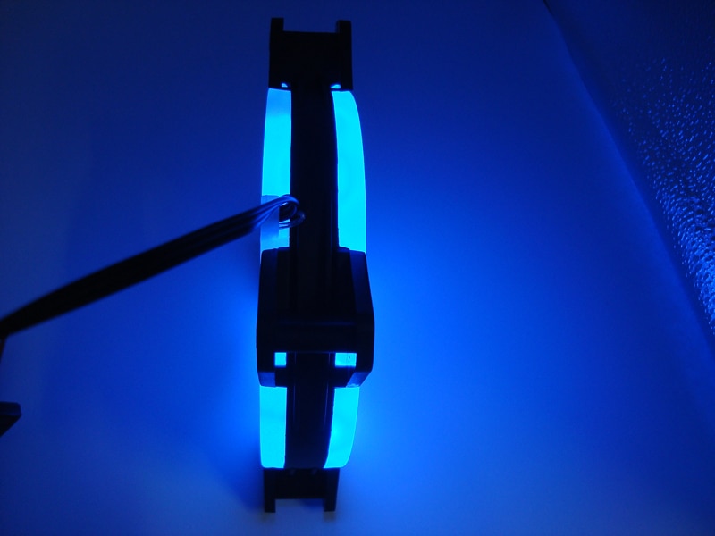 120mm aurora fan pc case fan 3 pin +4 pin led halo computer kølevifte hydraulisk leje ventilador pc køler 12v