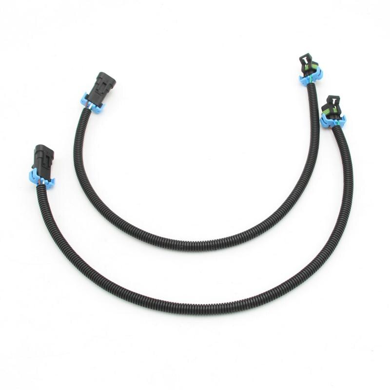2Pcs 24 inch Oxygen O2 Sensor Extension Wiring Harness for Camaro Corvette LS2 LS3 LS7