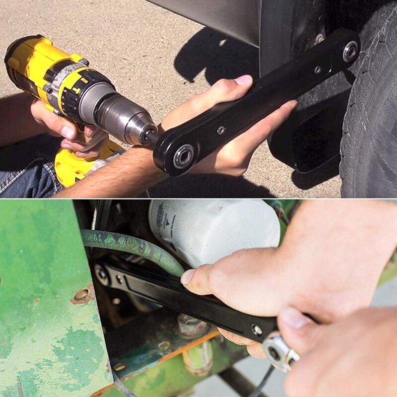 Universal Extension Wrench Spanner Screw Nut Wrench Automotive Tool DIY Key Set Convenient Handheld Hand Tools