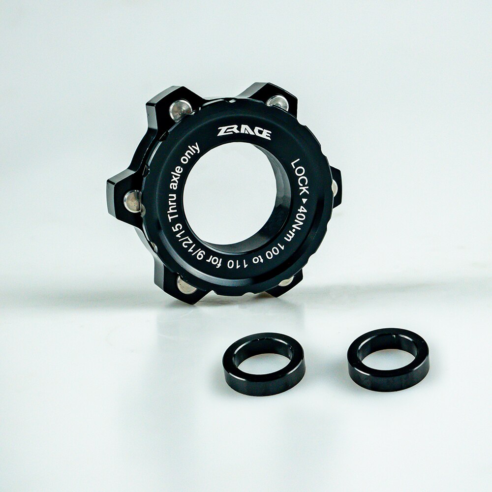 Zrace Remschijf Center Lock Hub Boost Adapter, center-Lock Voor 6-Gat 15X100 15X110, 12X142 12X148 Aluminium