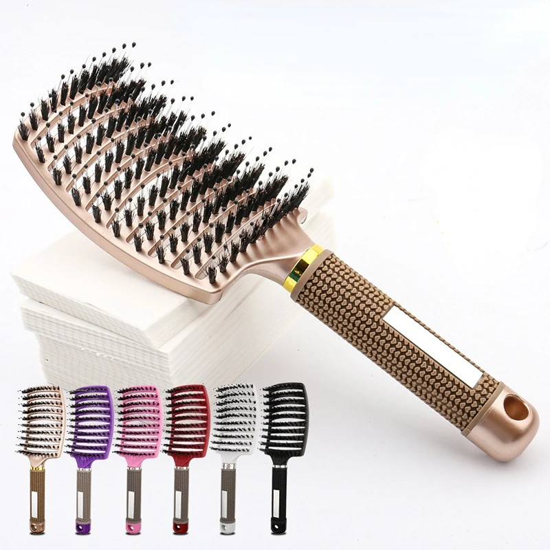 1 Uds. Cepillo de pelo Original, peine mágico para el cabello, cepillo para desenredar el cabello, peine para masaje de piojos, salón de peluquería enredado para mujeres