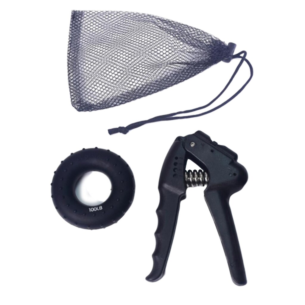 Hand Grip Exerciser Gripper Finger Strengthener Exerciser With Mesh Bag