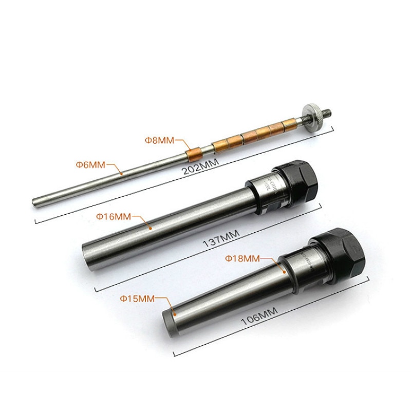 Träbearbetning diy roterande topppenna refill chuck dorn set penna trä timmer svarv verktyg hållbara specialtillbehör