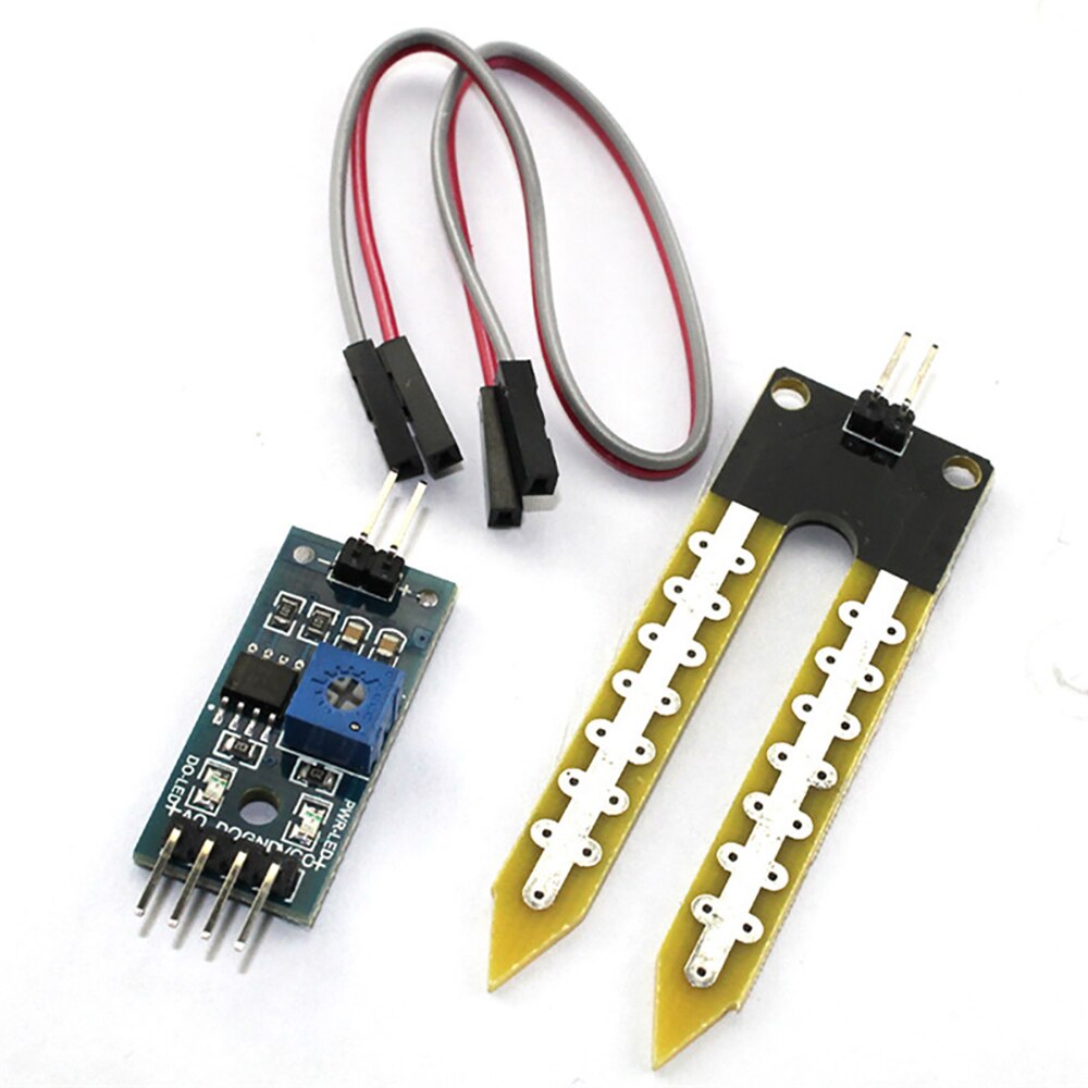 5 stücke Bodenfeuchte Hygrometer Feuchtigkeit Erkennung Sensor Modul Automatische Bewässerung System Mit Energie Anzeige Für Arduino