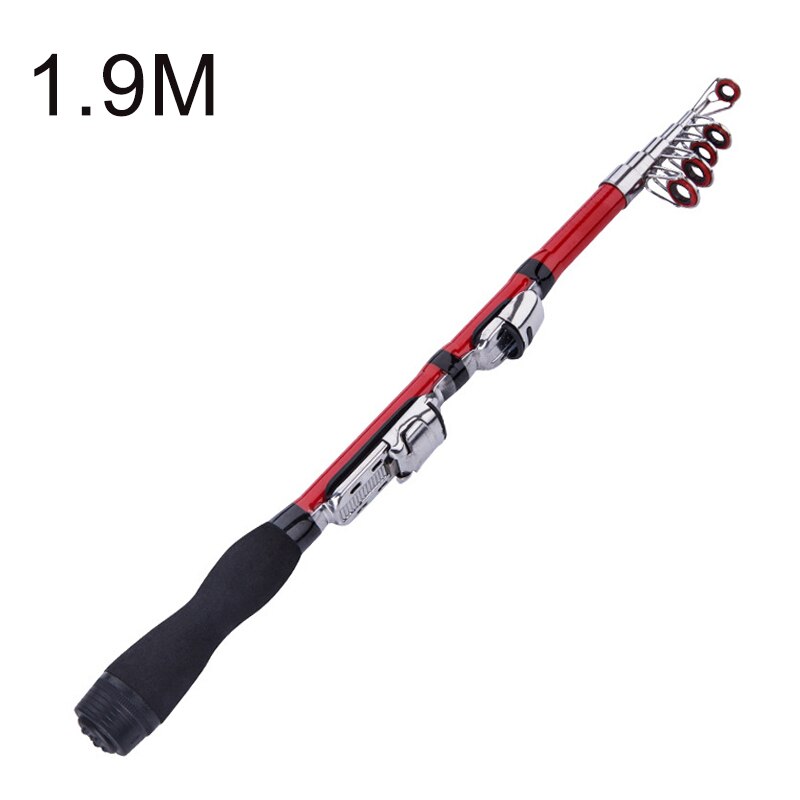 Portable Telescopic Fishing Pole Small Size Hard Fishing Rod for Sea Lake YA88