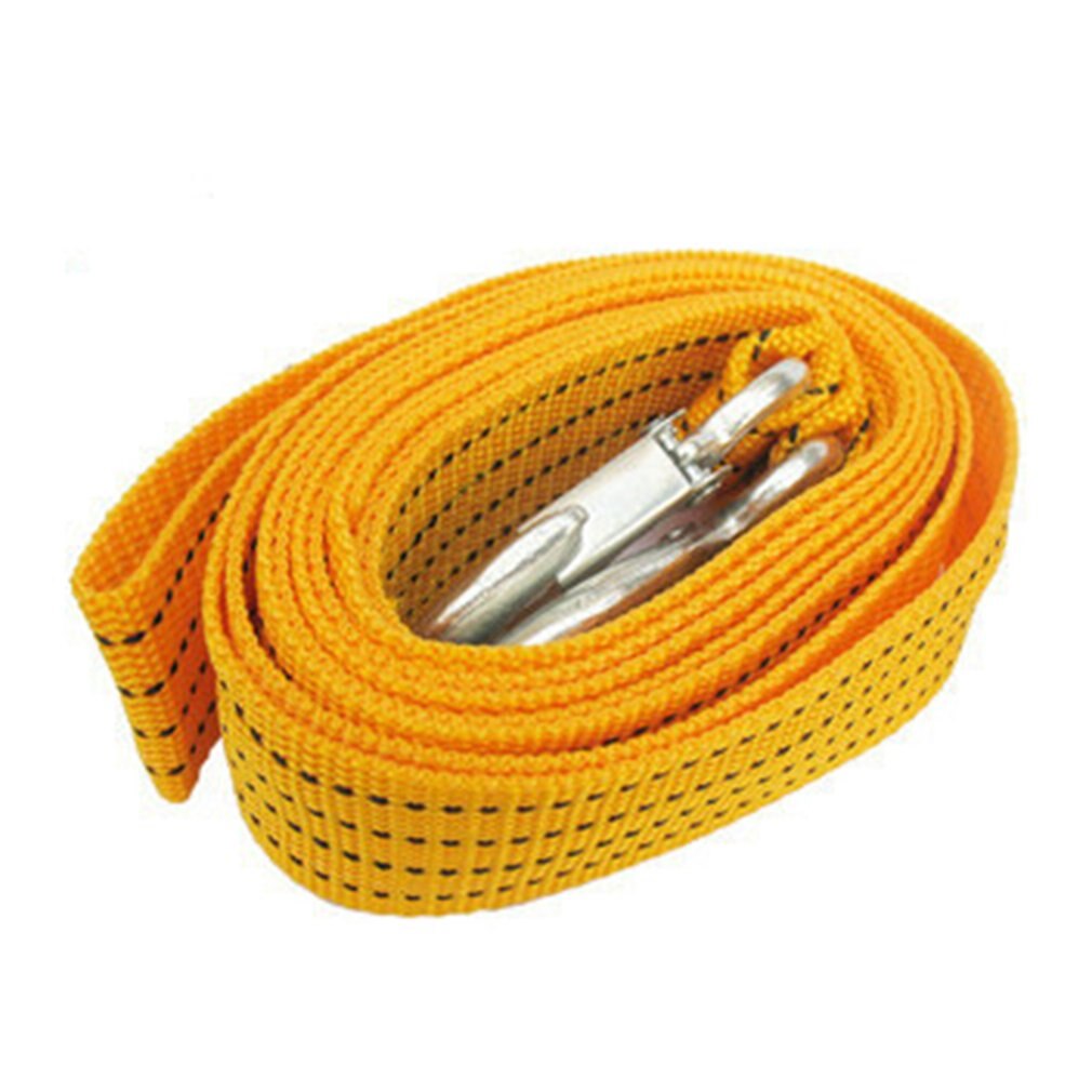 Car Emergency Pull Belt Traction Rope Of Self Driving Tool 3 Tons Double Nylon 4m Automobile Traction Rope