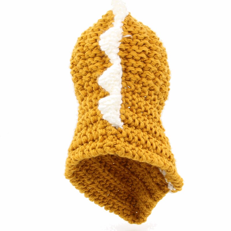 Gorros de algodón tejidos con diseño de dinosaurio para niños, gorros de invierno para niñas y niños, gorros para exteriores de primavera y otoño.