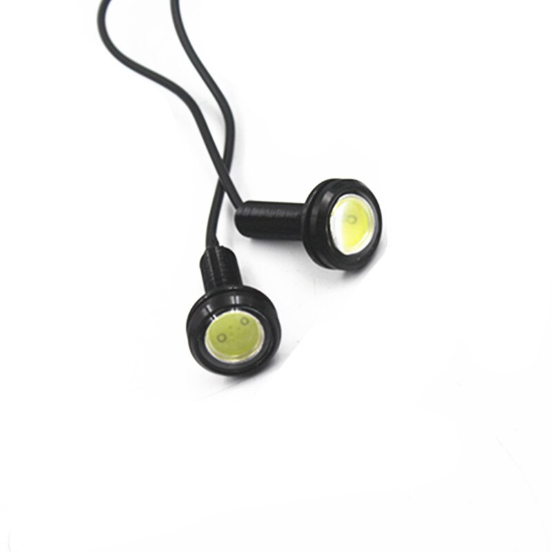 Paar 12V Mini Wit Inbouw Ronde Led Marker Licht Auto Vrachtwagen Trailers Suv Caravans Motorfiets