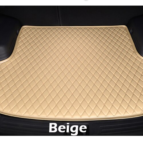 Kofferbak Mat Voor Porsche Panamera Cargo Liner Tapijt Interieur Accessoires Cover: Beige