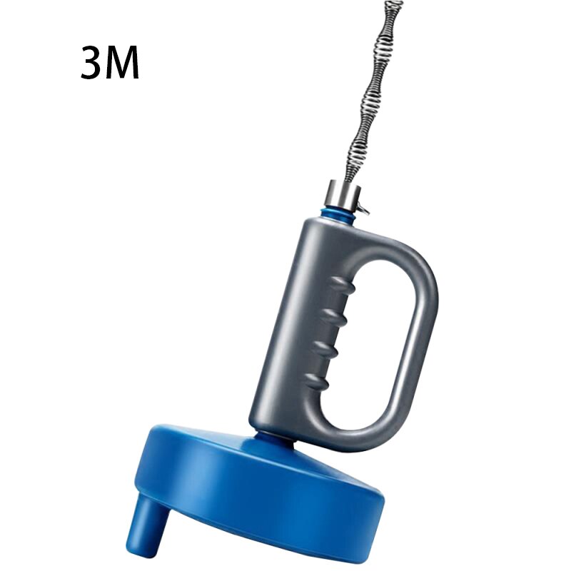 10M 5M 3M Manual Toilet Pipeline Dredging Sewer Cleaning Sink Clog Remover Drain Pipe Blockage Tools Bathroom Accessories: 3M