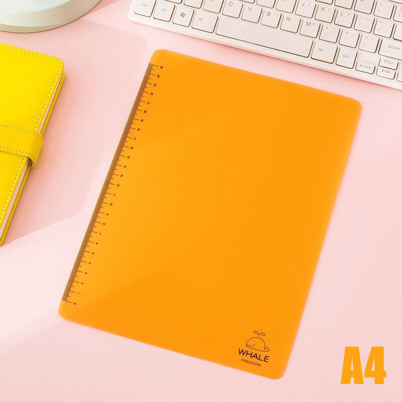 Multifunction A2/A3 Student Drawing and Writing Silicone Cushion Exam Special Tool with Scale Pad Desk Mat Decoration Mouse Pad: A4(E)
