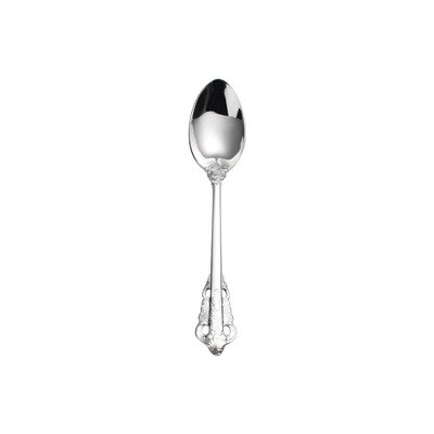 Juego de cubiertos dorados, cuchillo, tenedor, cuchara de acero inoxidable 18/10, tenedores, cuchillos, cucharas, juego de vajilla de cocina: silver tea spoon