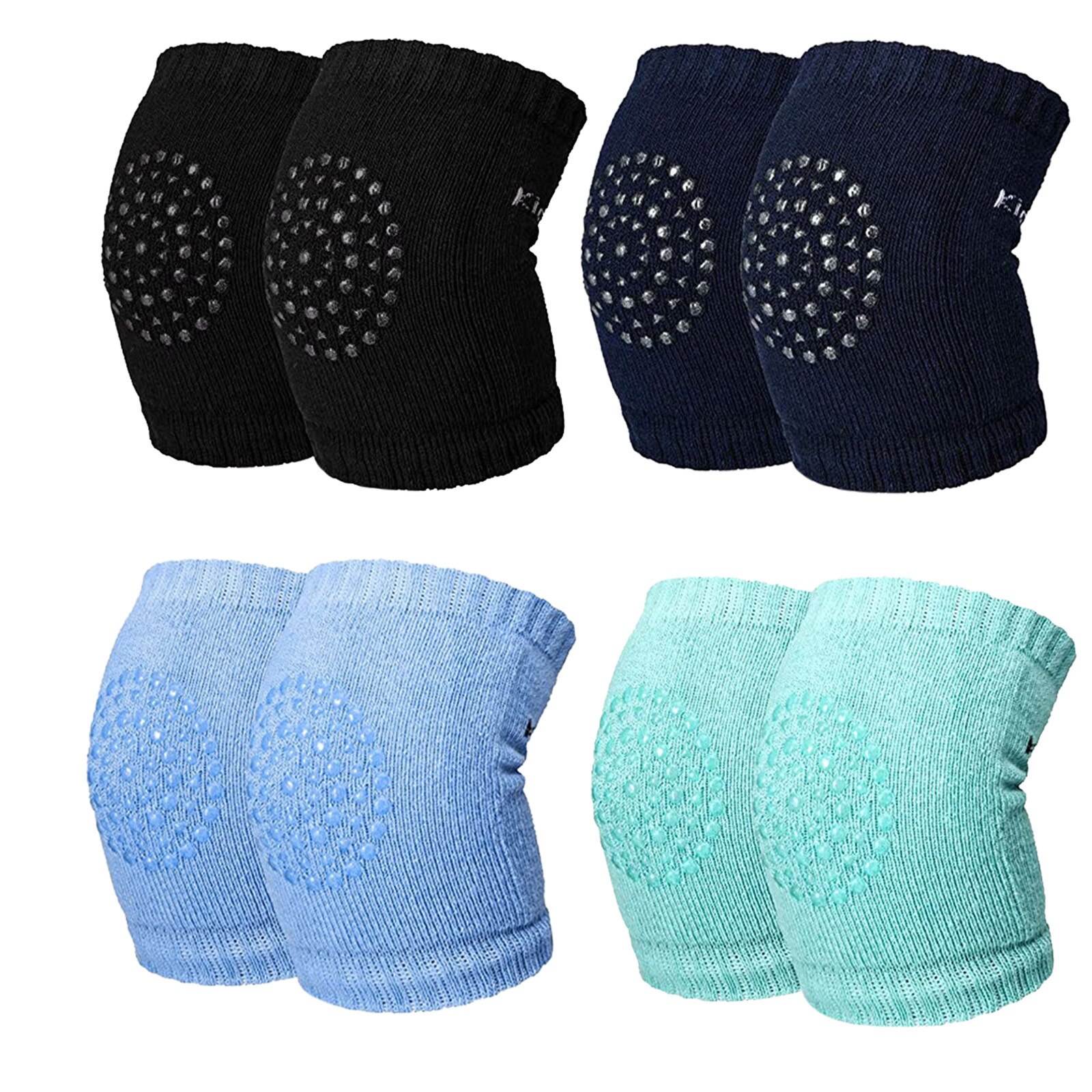 4 Paar Kinderen Kruipen Elleboog Kneepad Kussen Baby Baby Meisjes Jongens Katoen Kniebeschermers Beschermende Kleding Baby Baby Beenwarmers sokken: C