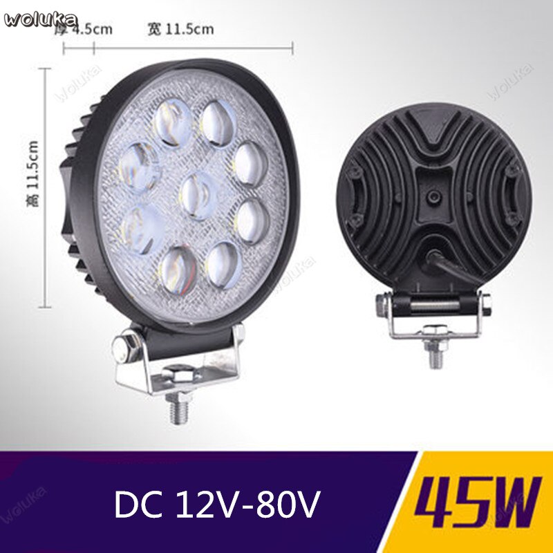 LED truck spotlight car 12V 24V super bright fog light reversing light tractor modified long strip spotlight CD50 Q04: G