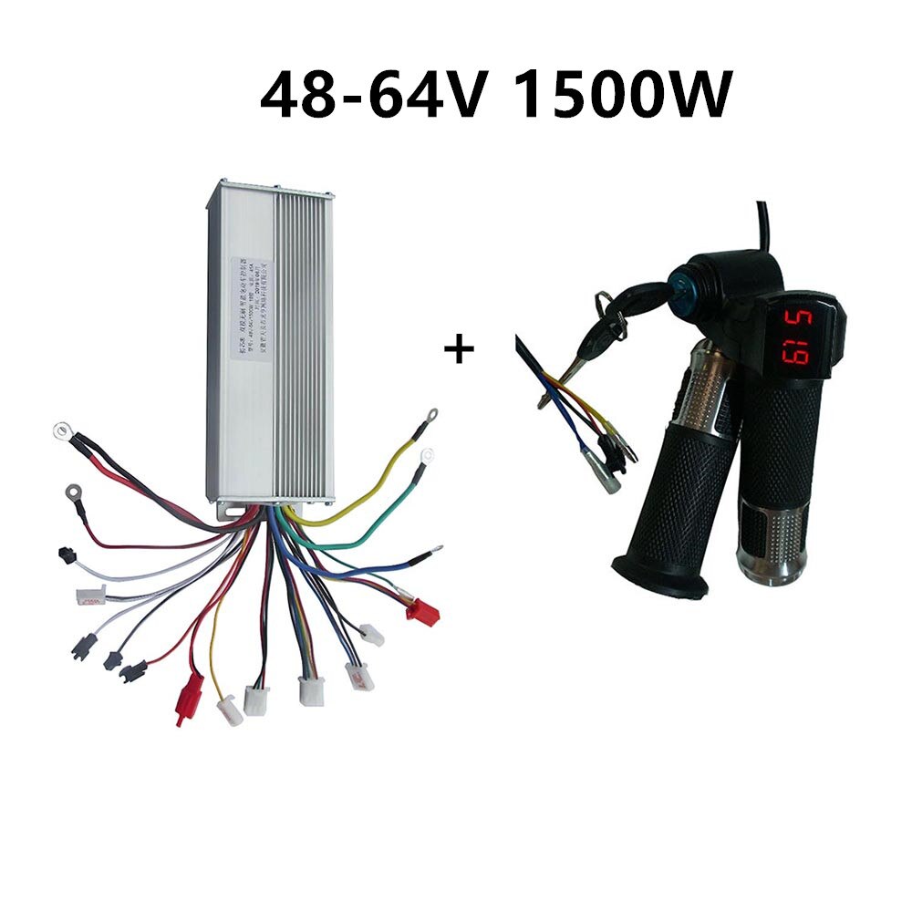1500W Bürstenloser DC Motor Controller – 48V/60V/64V/72V – Elektrofahrzeug-Controller – Alu + Silikon