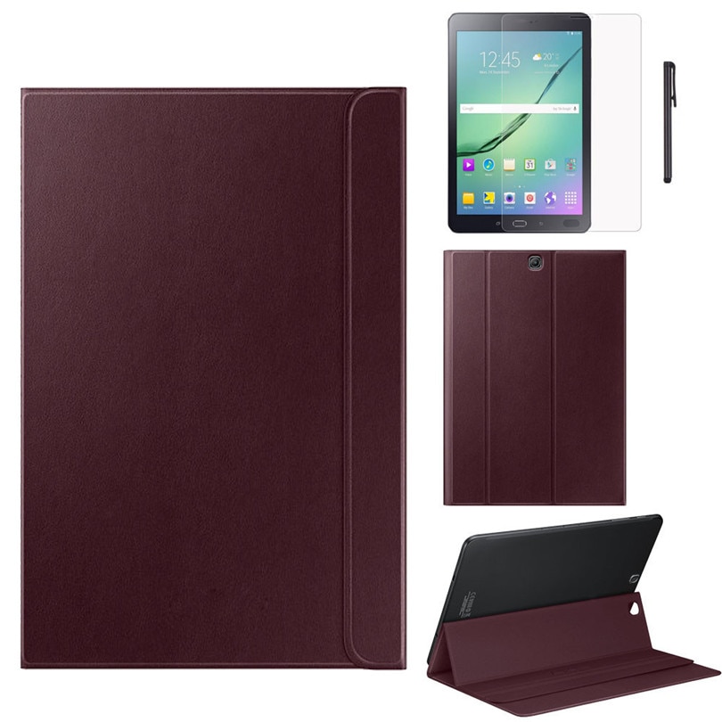 Leather Tablet Case For Samsung Galaxy Tab S2 9.7 Inch Protective Case SM-T810 SM-T815 Fundas Coque Covers Shell Folding