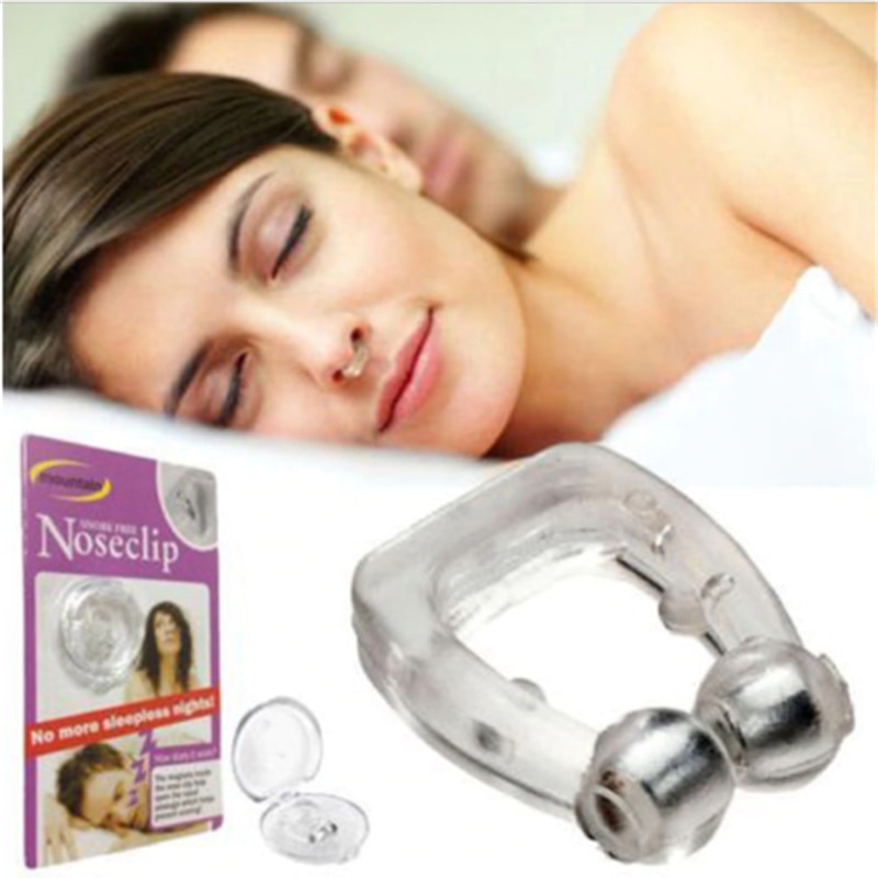 Clipple Silicone Magnetische Anti Snore Stop Snurken Nose Clip Slaap Hulp Anti Snurken Neus Clip