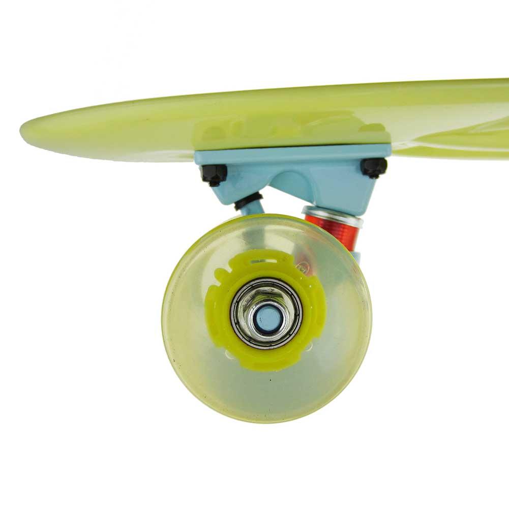 22Inch Vis Skateboard Pu Flash Wiel Mini Cruiser Penny Board Retro Fish Skate Board Volwassenen Kinderen Scooter Pastel longboard