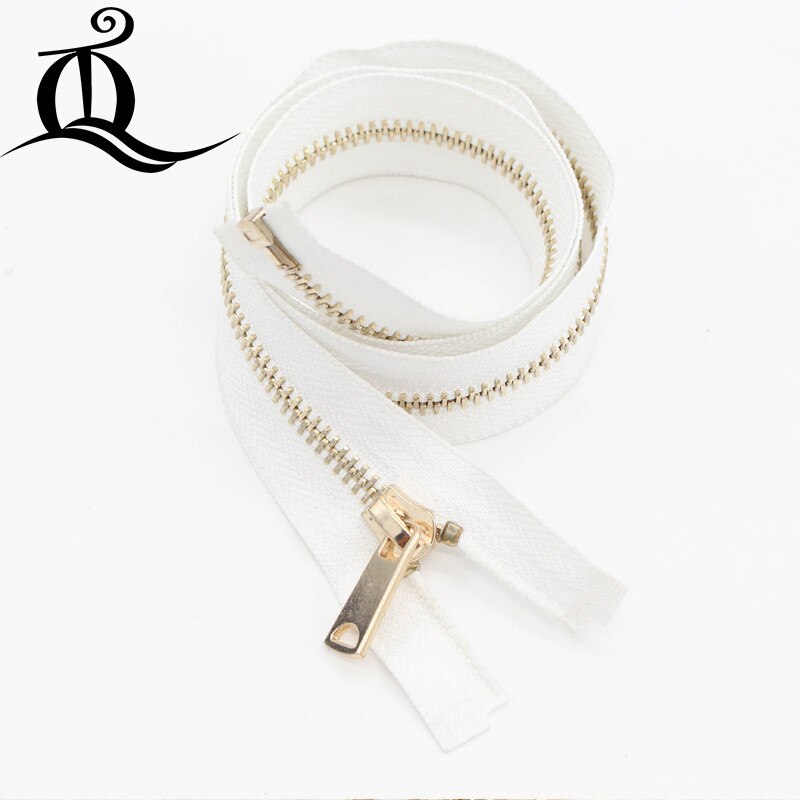 High 65cm 5# 1pcs/lot brown DIY tools zipper,Metal Zipper for Sewing zip Garment Accessories Jeans Zippers Cremalleras