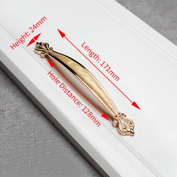 Bursztyn żółty europejskiej uchwyty robić szafek drzwi ze stopu aluminium kuchnia gałki uchwyty robić szafek gałki robić szuflady uchwyt robić szafy: LA6608Y-128