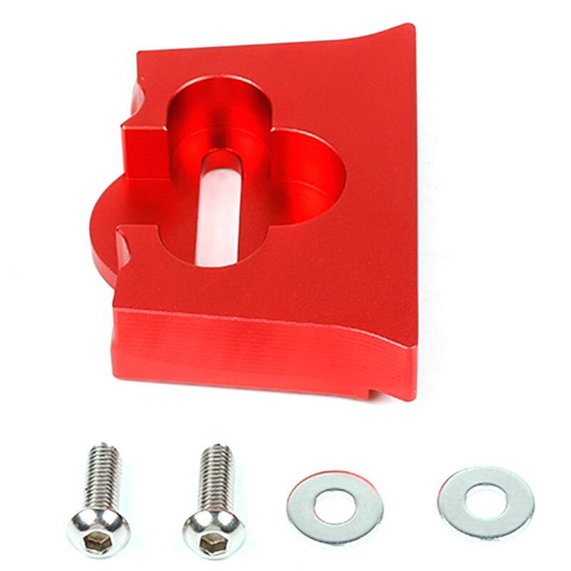 Car Tailgate Latch Bumper Stop Tailgate Alignment for Jeep Wrangler JK JKU 2007 Accessories: Red