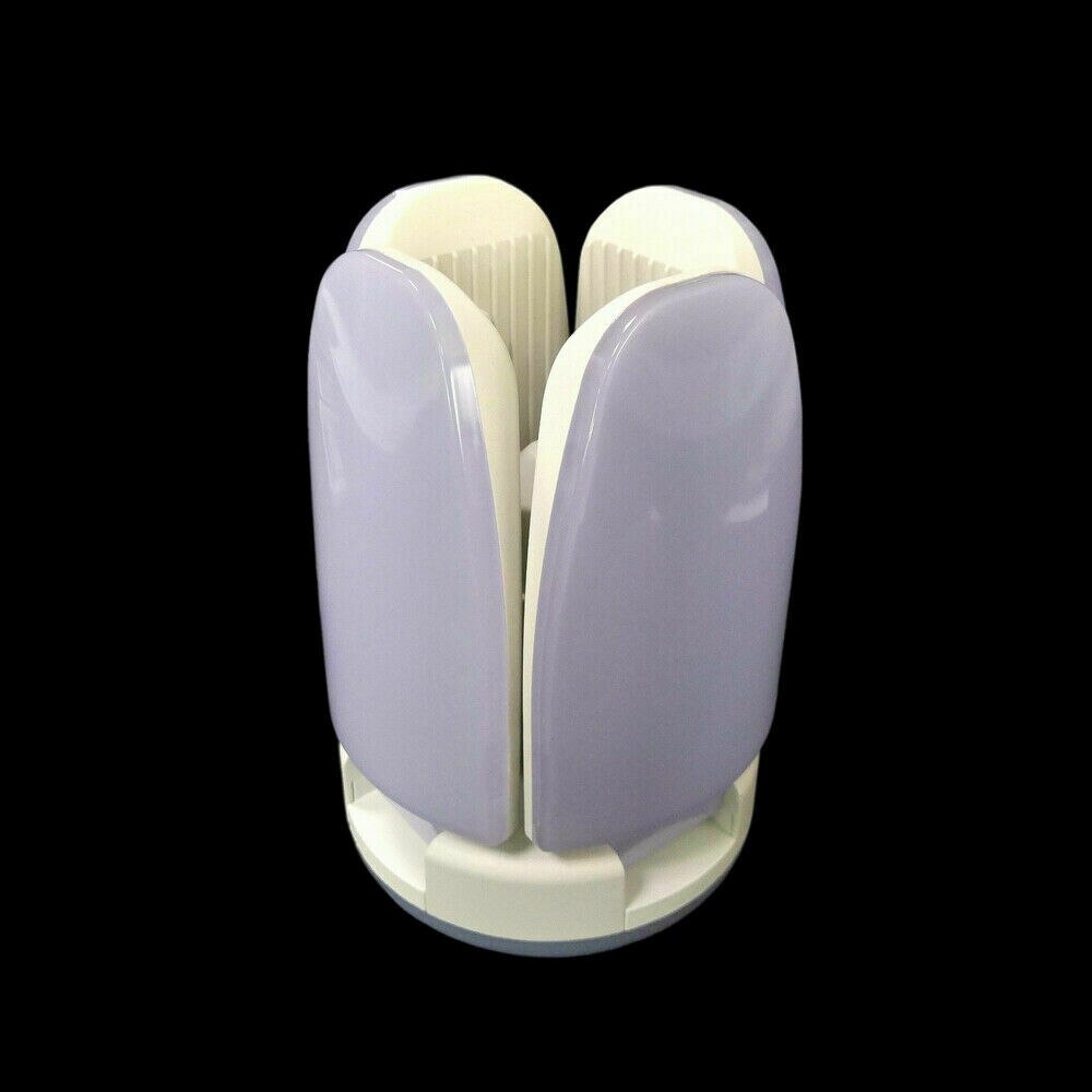 Ledet garasje butikk arbeidslys hjem takarmatur deformerbar lampe 60w e27: 4 blader 60w 85 265v