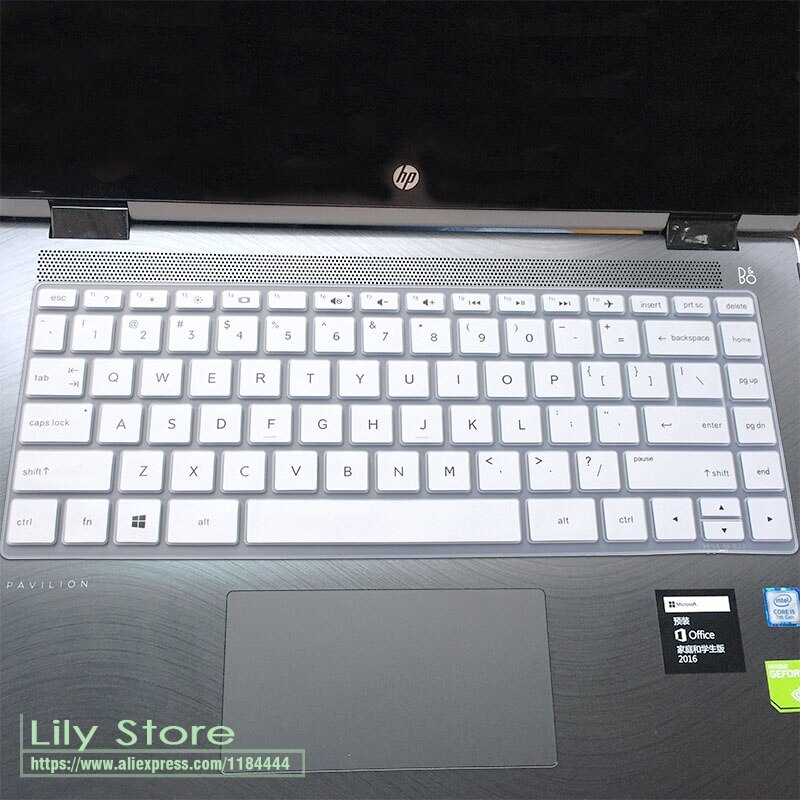 Laptop Keyboard Protector Skin Cover for HP Pavilion X360 14-dh1042tx 14-dh1058tx 14-dh1006tu 14-dh1026ne 14-dh1056tx 14-dh: white