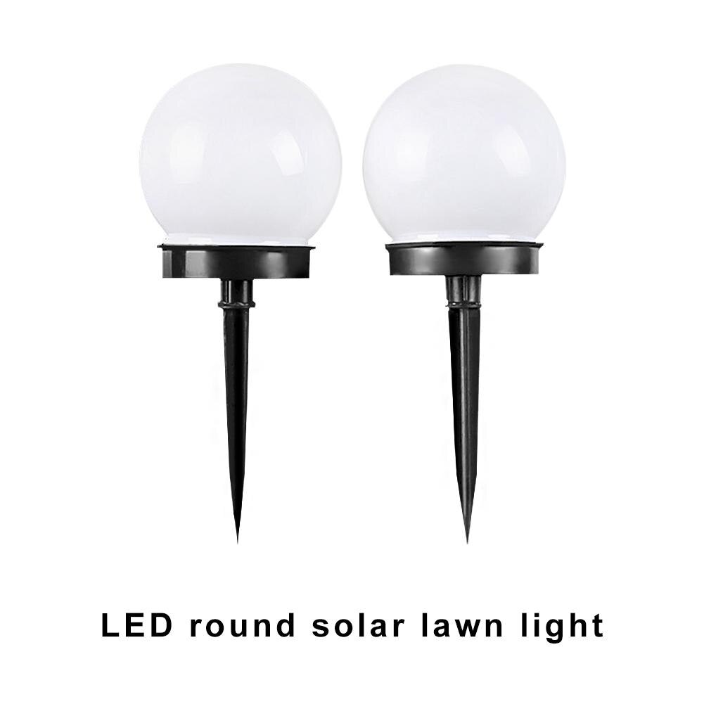2PCS/Set Waterproof IP65 Solar LED Lawn lights Outdoor Garden Courtyard Lawn Lamp Decorative Lighting with lithium battery
