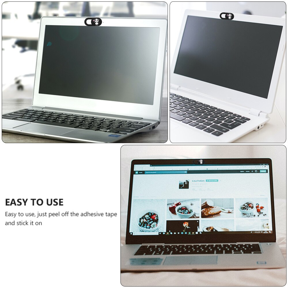 6PCS Web Camera Cover for Tablet Laptop Pattern Privacy Protection Cover