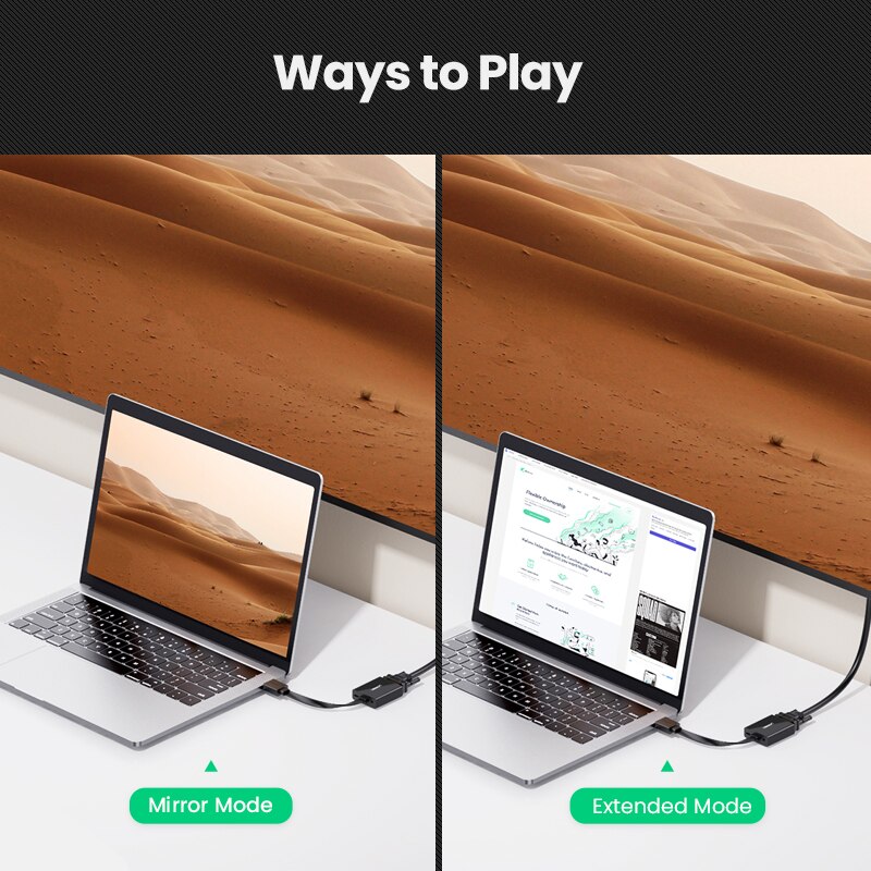 UGREEN Active HDMI to VGA Adapter with 3.5mm Audio Jack HDMI Male to VGA Female 1080P for PC Laptop Raspberry Pi HDMI to VGA