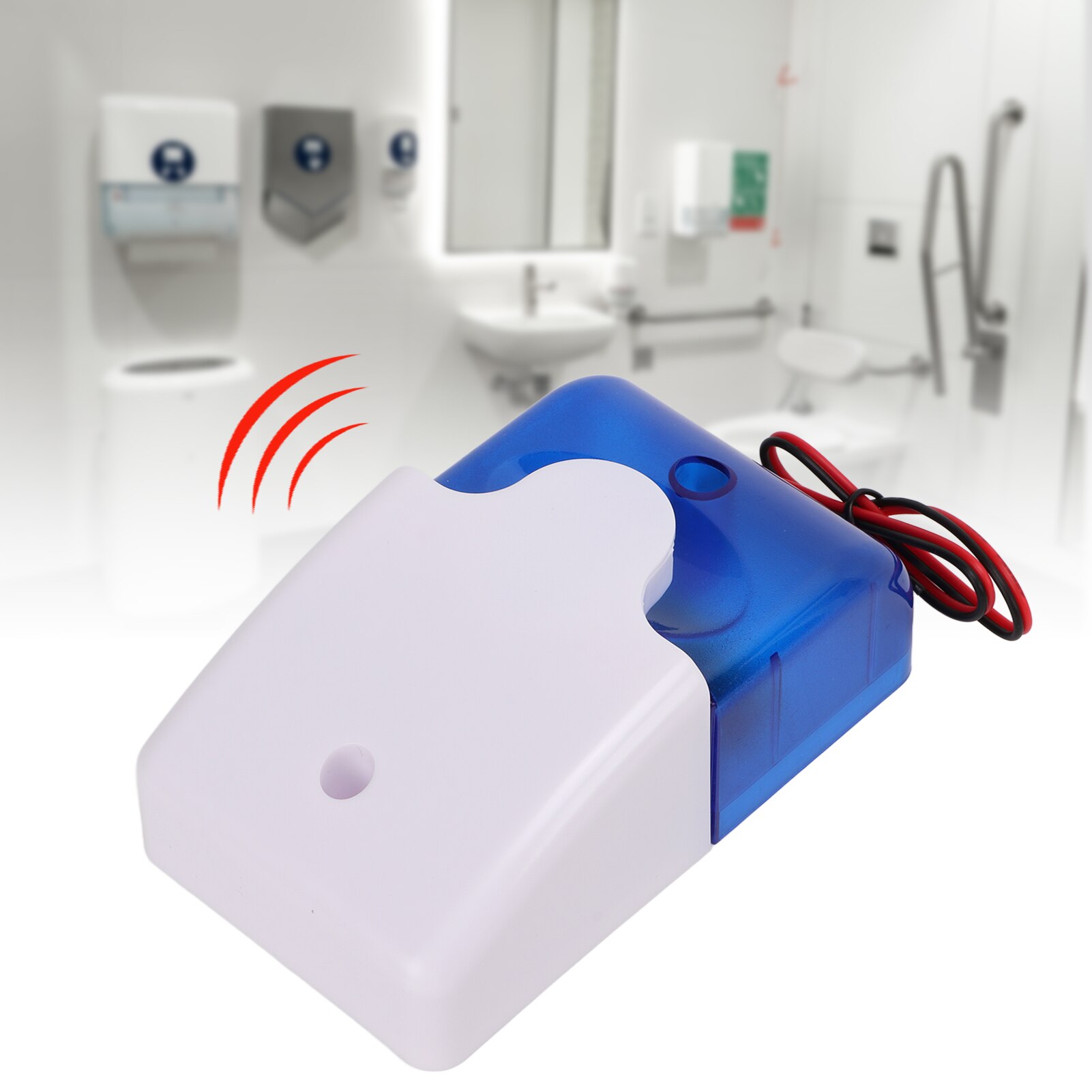 103 Wired Alarm Strobe Flashing Light Flash Buzzer Siren for Home Security Bathroom School Alarm System Sound Alarm