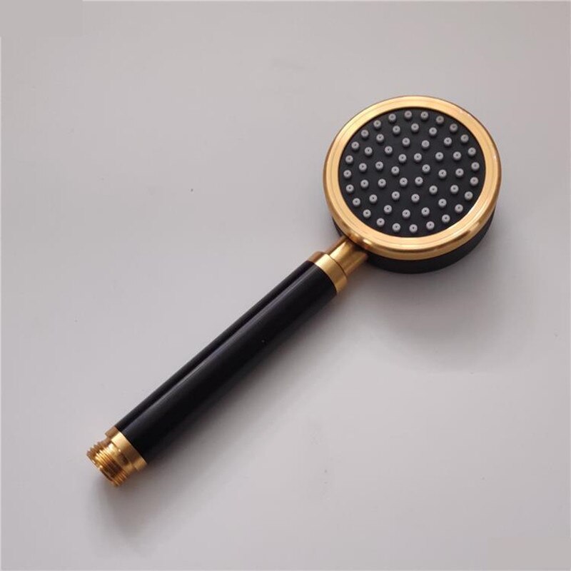 Badkamer Accessoires Sproeier High Flow Regen Afneembare Douchekop Zwart Verwijderbare Handheld Waterval Douchekoppen Hoge Druk: Nozzle Only C