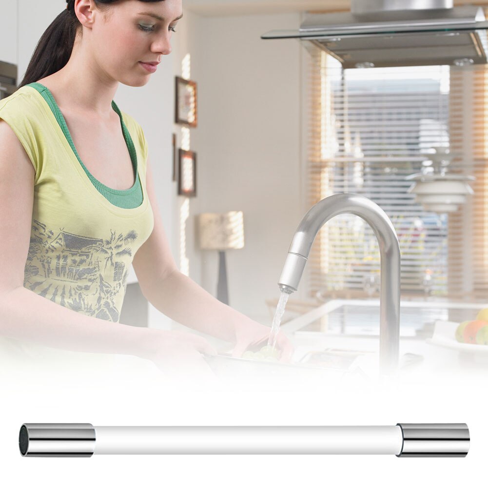 360 Degrees Faucet Sprayer Extender Hose Flexible Spill-proof 1/2 inch Connector Universal Faucet Extension Tube Pipe Splash Hea