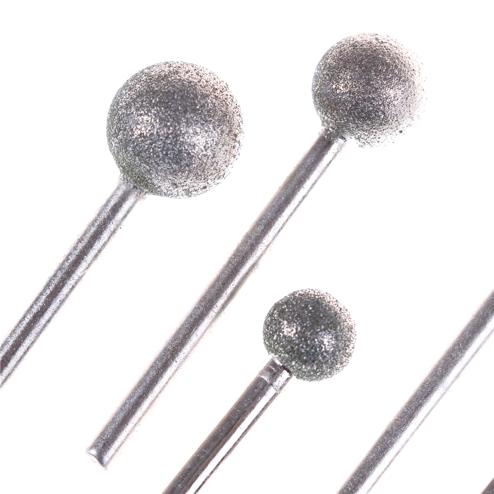 6 stk/parti granit diamantbor dremel værktøjer tilbehør rund diamant slibeskive til dremel roterende værktøj diamantværktøj: Default Title