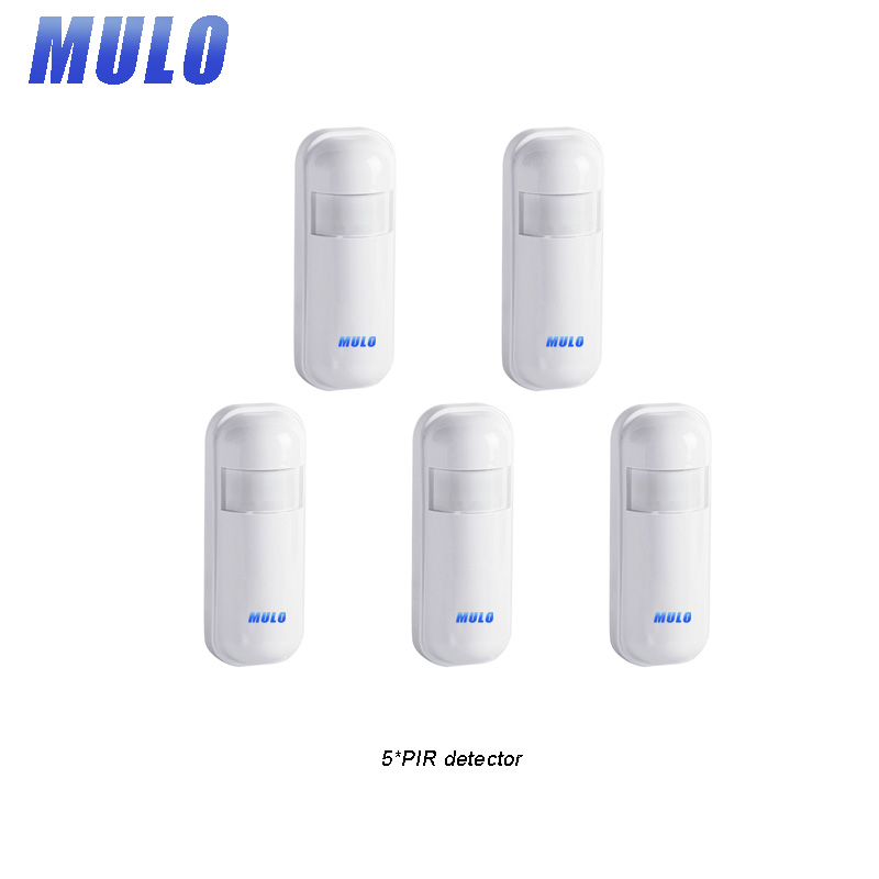 Wireless PIR Motion Sensor Detector 433MHz Alarm Infrared For Tuya Smart Home Wifi GSM Burglar Security Alarm System: 5PCS