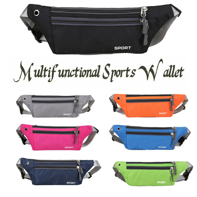 Sport midjeväska herr universell fanny pack portabel avslappnad multifunktions heuptas handväska