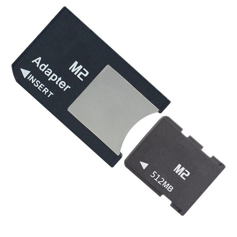 Small Capacity 64mb 128mb 256mb 512mb M2 memory card Memory Stick Micro with M2 Card Adapter MS PRO DUO