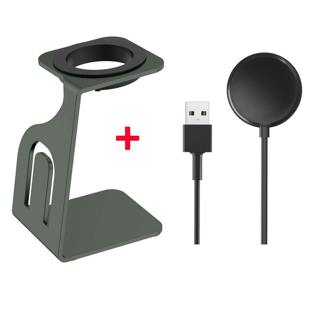Metal Charger Stand for Google Pixel Watch 1 Wireless Charging Station Dock Base Non-Slip Holder for Google Smartwatch Charger: Clear