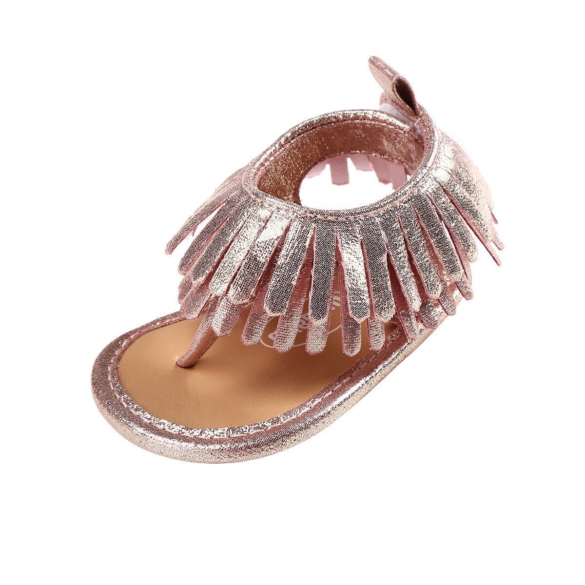 Babymeisjes sandalen met franjes, teenslippers, pasgeboren slippers, zomerschoenen met zachte zool voor peuters