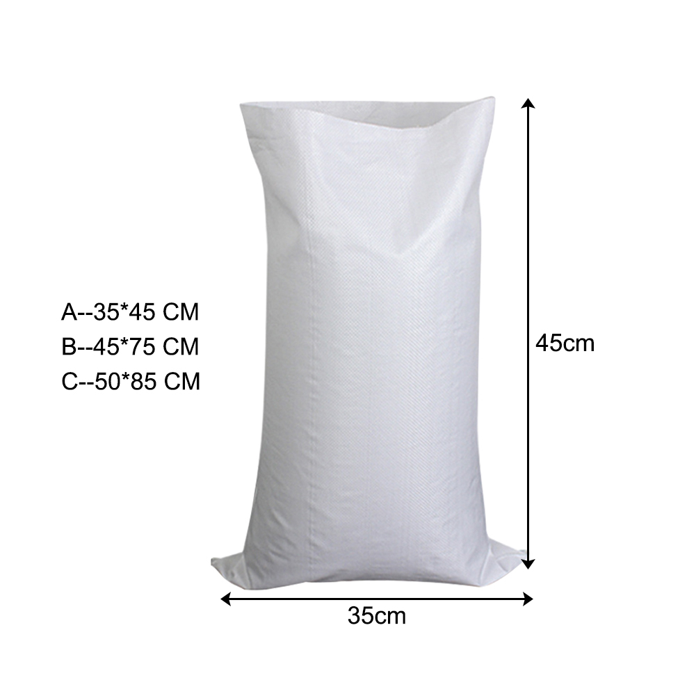 10PCS Empty Flood Control Sandbag Thick Plastic Fabric Heavy Duty Fire Brigade Flood Sacks Sandbag For Property Home