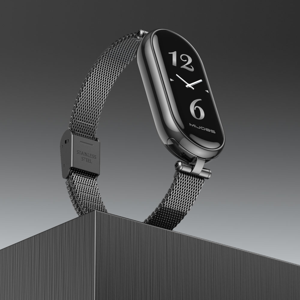 Correa para Mi Band 9 8 pulsera para Xiaomi Smart Band 8 7 5 6 4 3 NFC versión Global mujeres niñas pulsera de malla de Metal para reloj