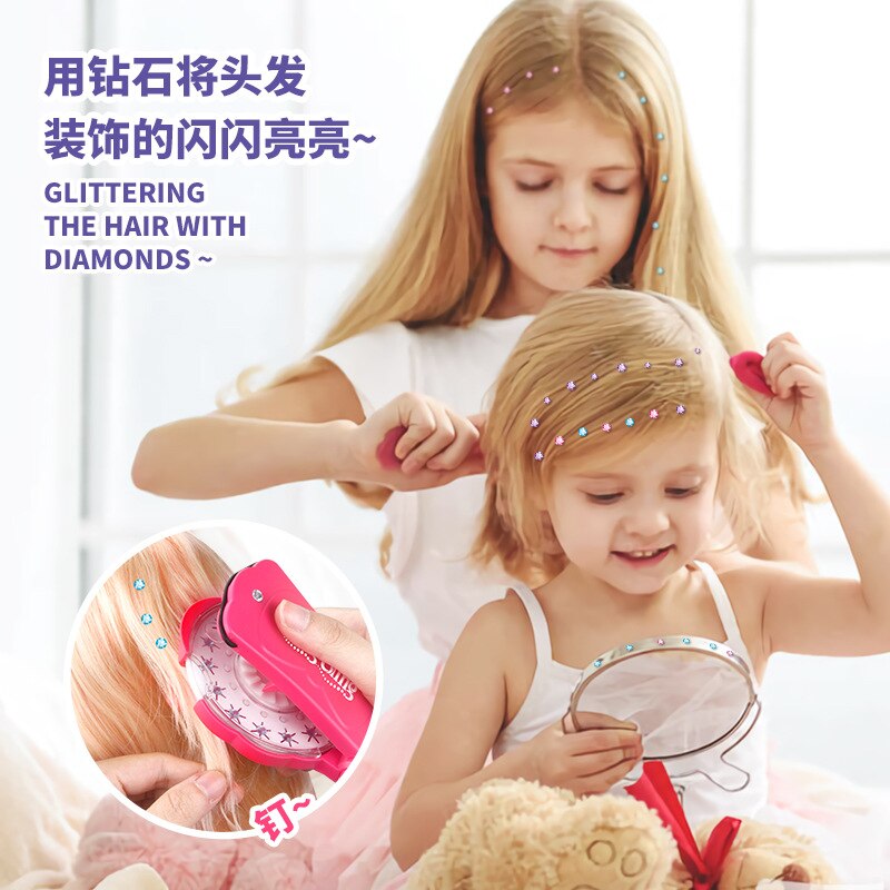 Blingers 180 Gems Machine Deluxe Set Meisjes Speelgoed Spelen Jewel Refill Diy Hair Styling Tool Diamant Stickers Verjaardag Cadeaus Voor kids