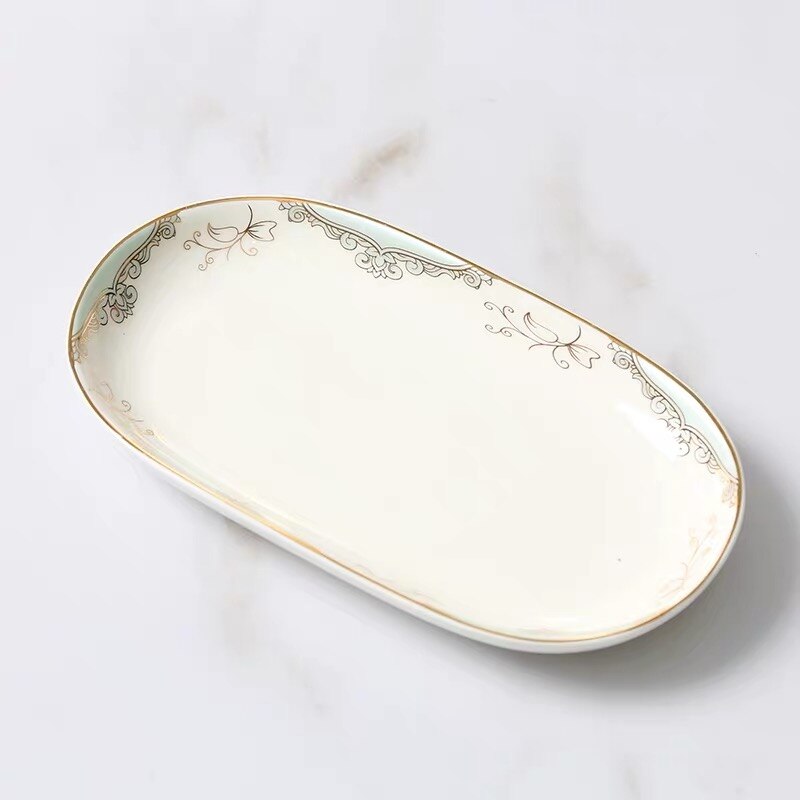 European Pastoral Bone China Soap Box Ceramic Bathroom Toilet White Porcelain Soap Draining Dish Home Light Luxury Soap Tray: M