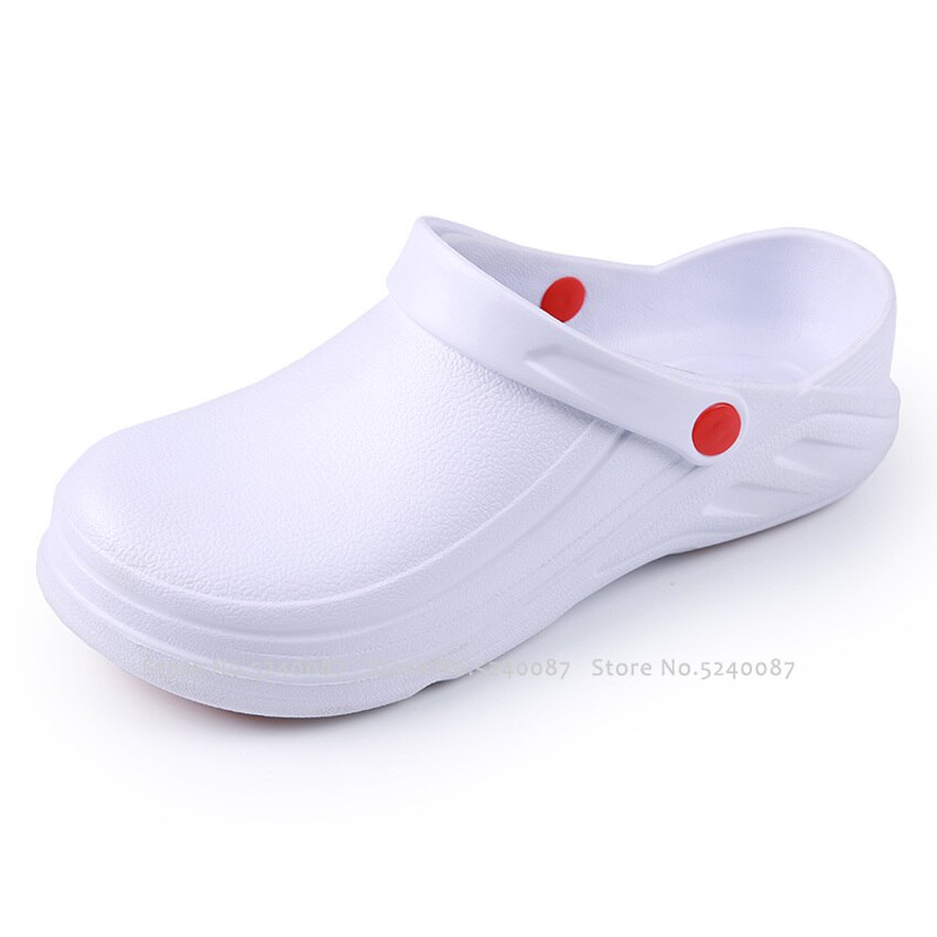 Man Restaurant Keuken Chef Blote Voet Schoenen Anti-Slip Chef Master Cook Bakkerij Werk Eva Slippers Ober Zachte Strand water Sandalen