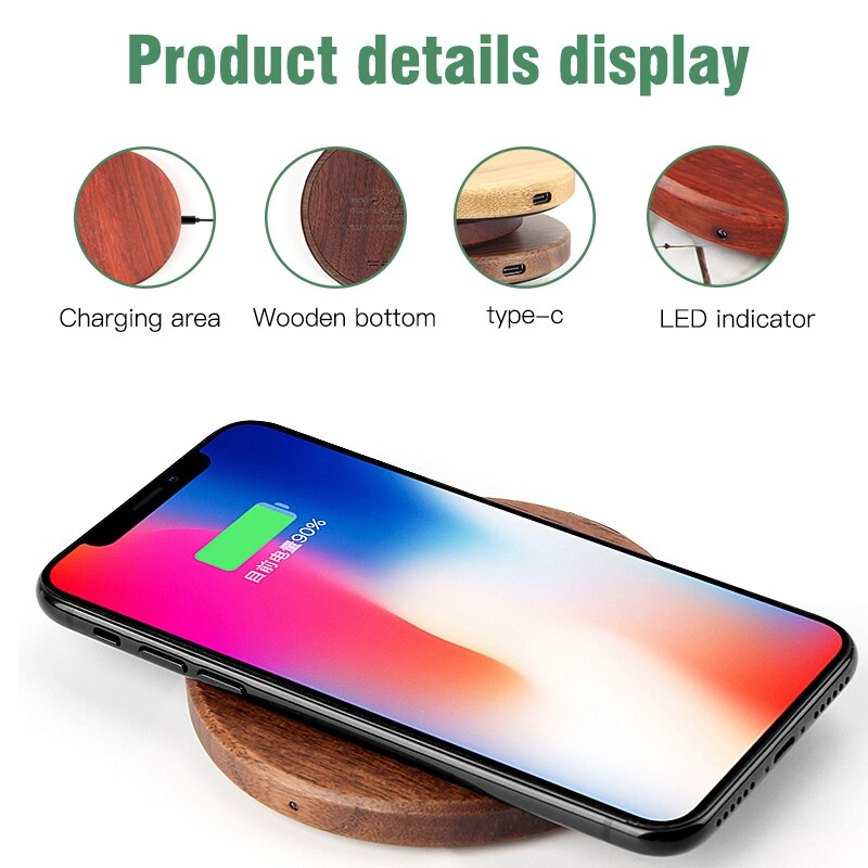 Qi Draadloze Oplader Zender Module, Snelle PCBA Printplaat Spoel Draadloos Opladen Micro USB Poort DIY Draadloze Oplader Onderdelen