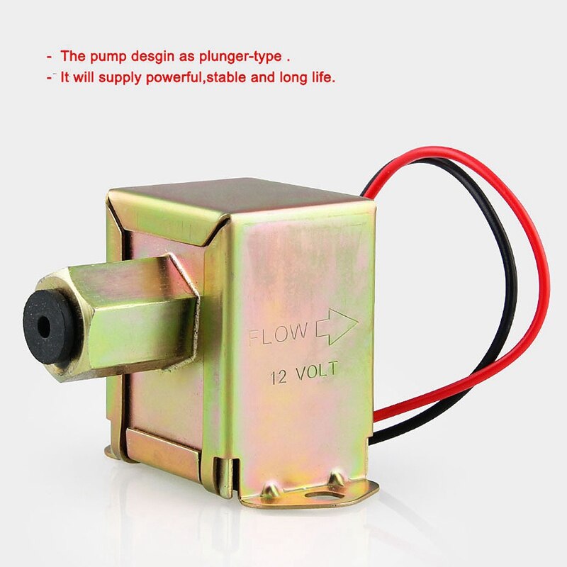 12V General Electronic Fuel Pump, Car Modified Car Fuel Pump Gasoline Pump 4-6Psi Pump