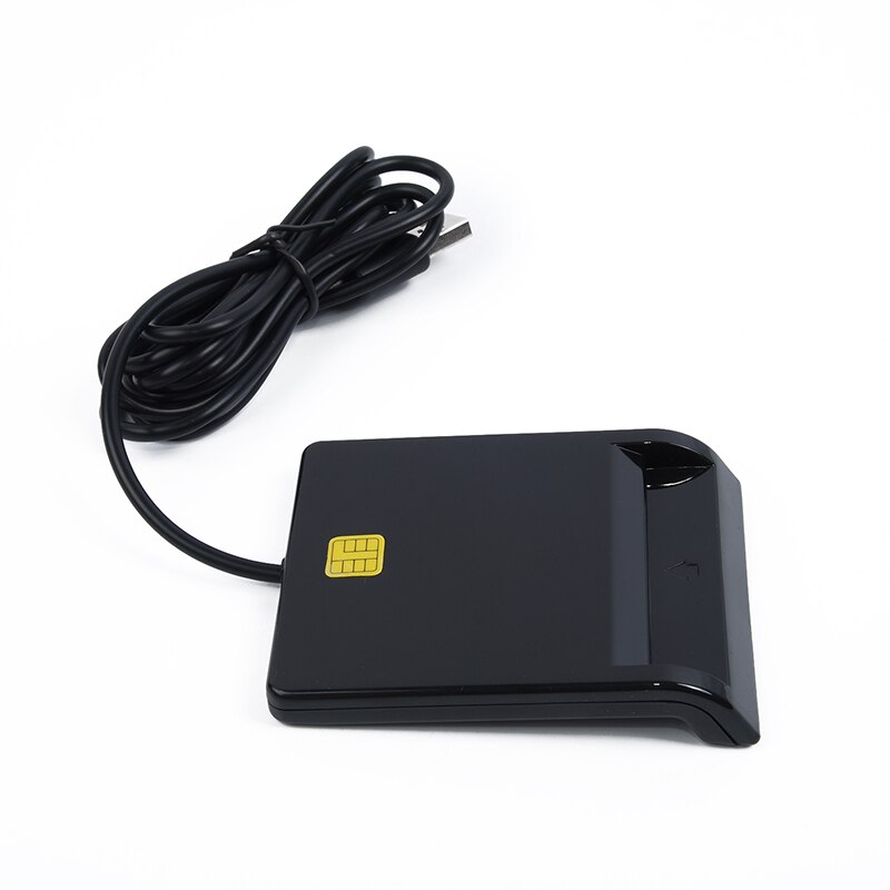 Usb 2.0 Smart Card Reader Voor Bankkaart Sim/Atm/Ic/Id Emv Kaartlezer voor Windows 10 8 7 Linux Os Iso 7816