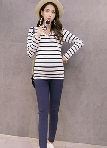 Nueva ropa de maternidad, monos para mujeres embarazadas, pantalones casuales para embarazo, pantalones de vaquero para maternidad, pantalones: 2 / XL