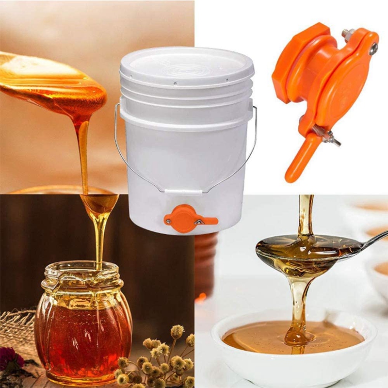 5Pcs Honing Gate Valve Voor Emmer Duurzaam Honing Gate Honing Extractor Tap Bijenteelt Levert
